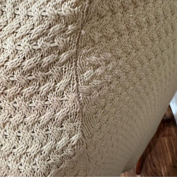 Dialogue Cream Knit Full Length Sweater Size L - Picture 9 of 9